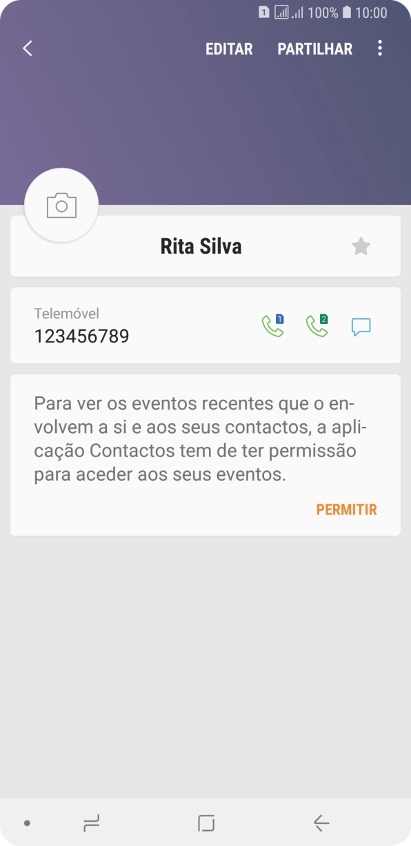 Prima a tecla de início para terminar e voltar ao ecrã inicial.