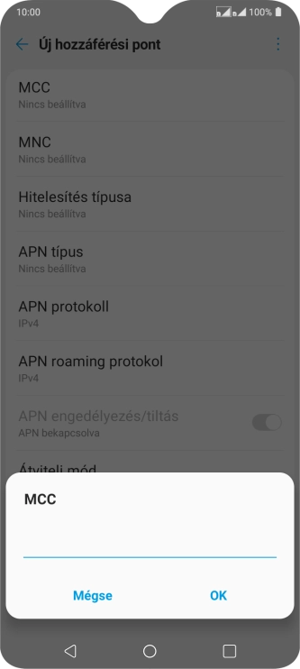 Írd be azt, hogy 216, és válaszd az OK lehetőséget.