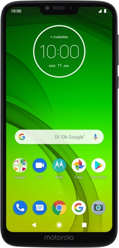 Imagen 1: Vista frontal del Motorola Moto G7 POWER - Black