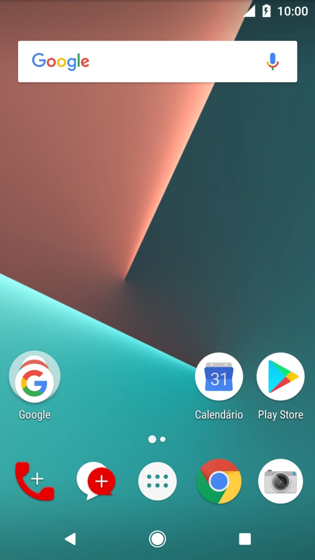 Quando o ícone de bateria em carregamento for mostrado no ecrã, a bateria está em carregamento.