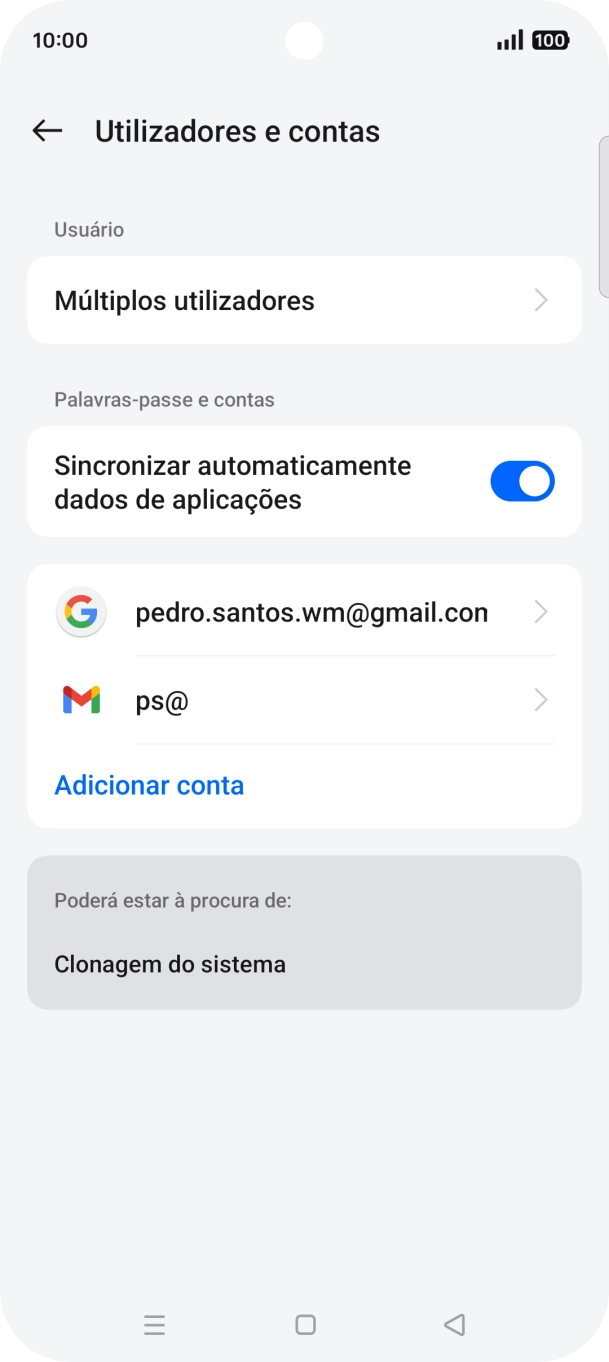 Prima a tecla de início para terminar e voltar ao ecrã inicial.