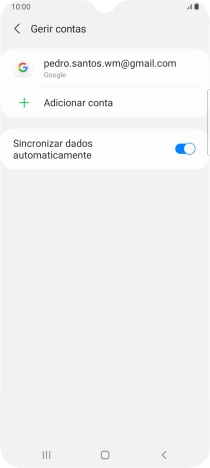 Prima a conta pretendida.