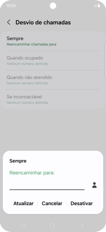 Prima Desativar.