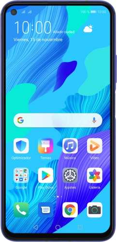 Imagen 1: Vista frontal del Huawei nova 5T - MidnightBlue