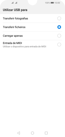 Prima Transferir ficheiros.