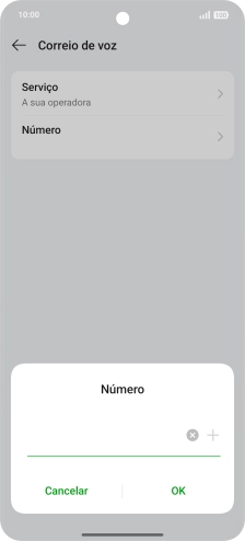 Introduza 123 e prima OK.