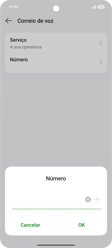 Introduza 123 e prima OK.
