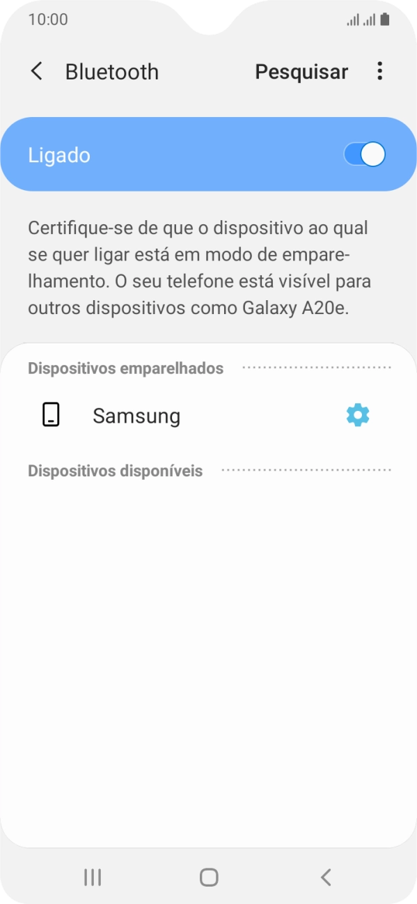 Prima a tecla de início para terminar e voltar ao ecrã inicial.