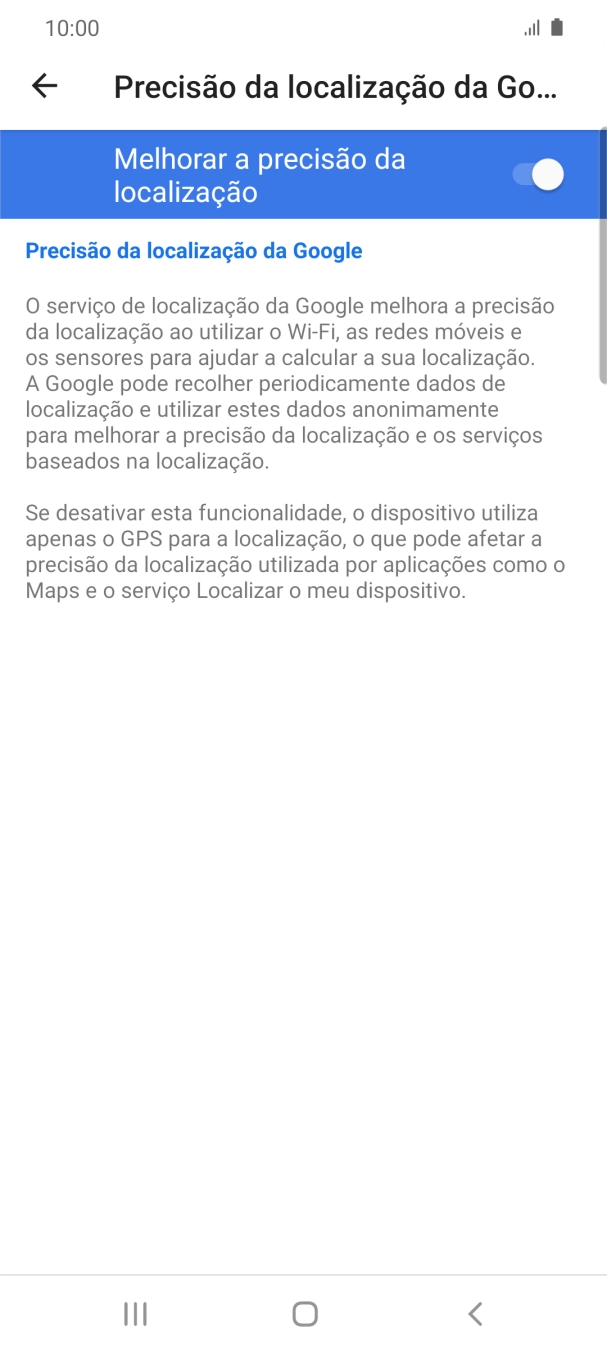 Se premir o indicador junto a 