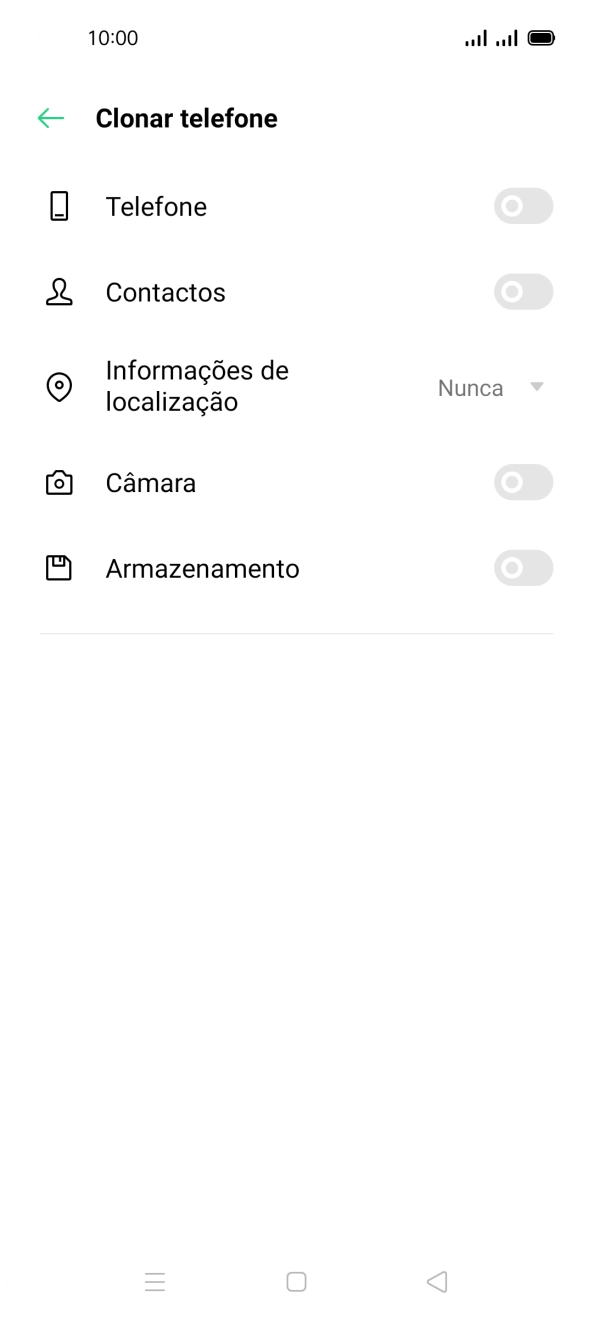 Prima a lista suspensa junto a 