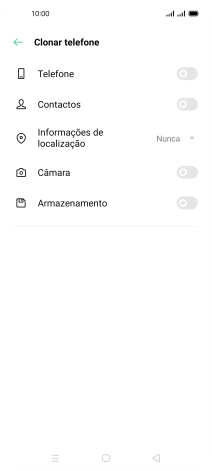Prima a lista suspensa junto a 