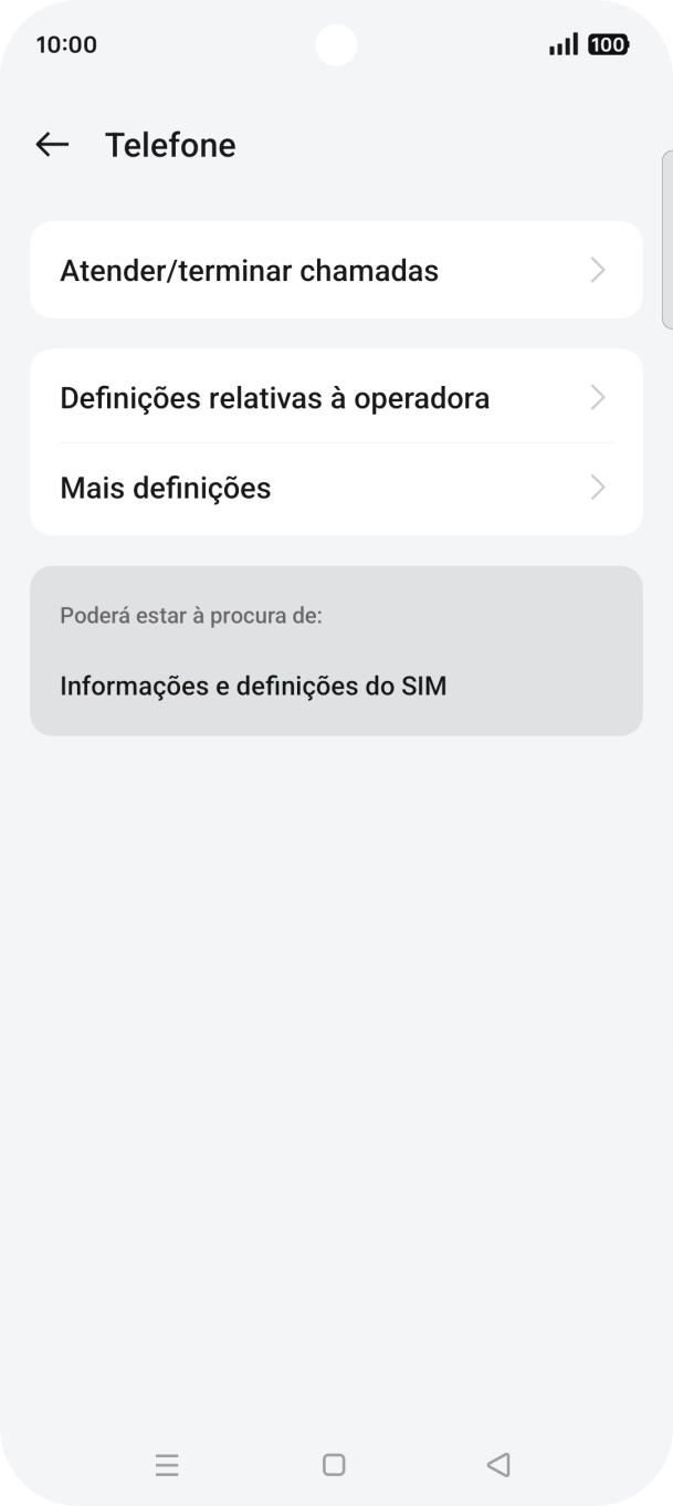 Prima Definições relativas à operadora.