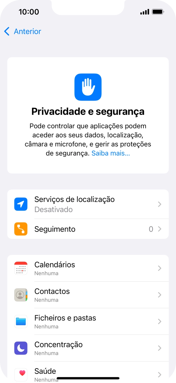 Prima Serviços de localização.