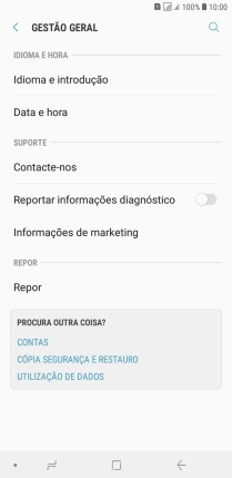 Prima Data e hora.