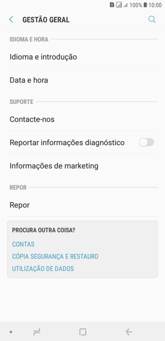 Prima Data e hora.