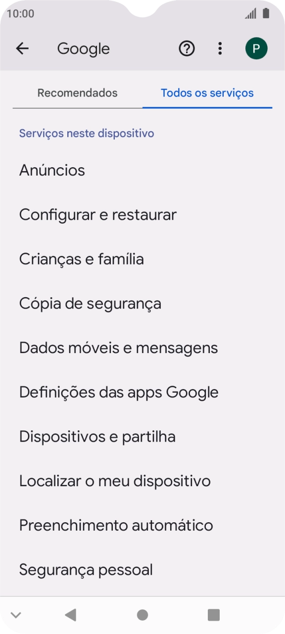 Prima Localizar o meu dispositivo.