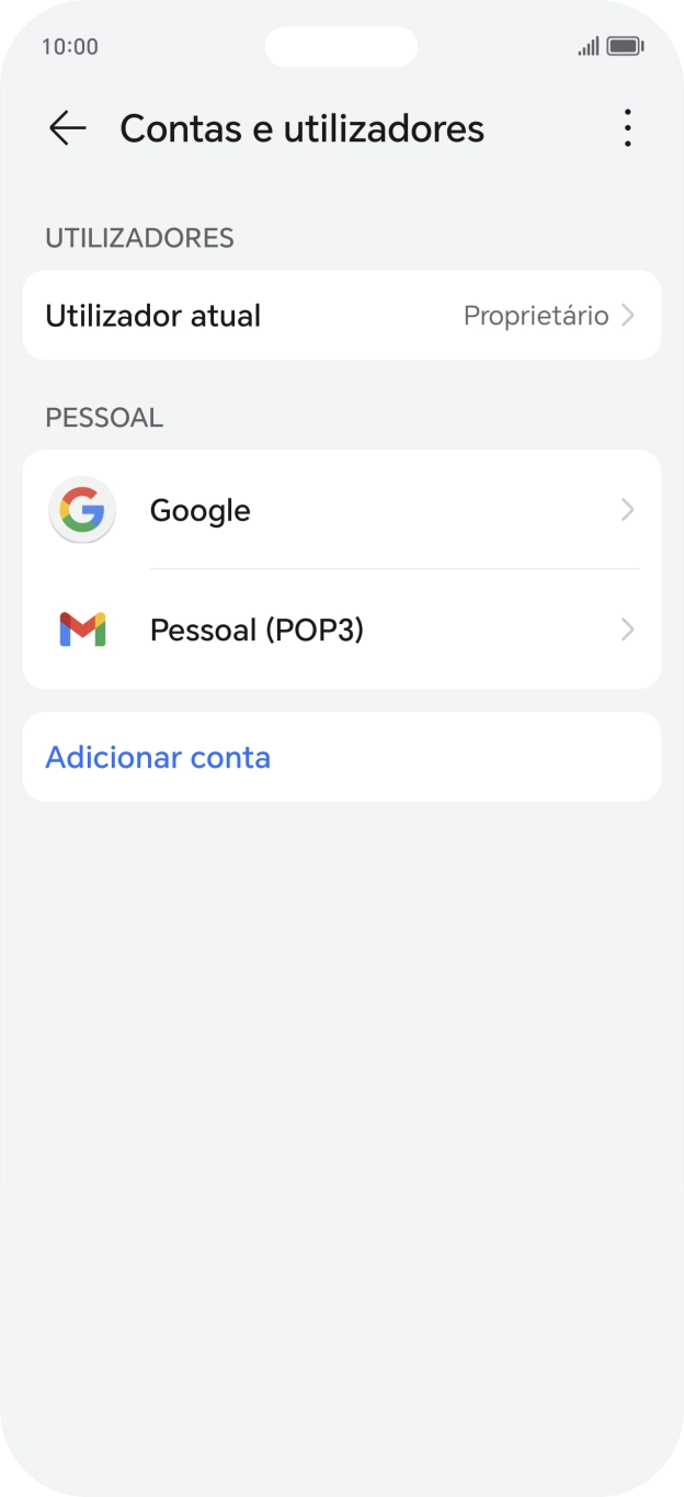 Para voltar ao ecrã inicial, deslize o dedo de baixo para cima a partir da base do ecrã.