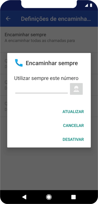 Prima DESATIVAR.
