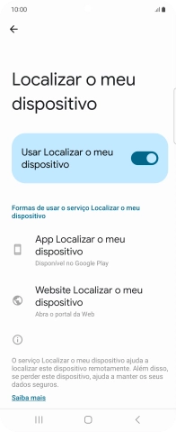 Prima a tecla de início para terminar e voltar ao ecrã inicial.