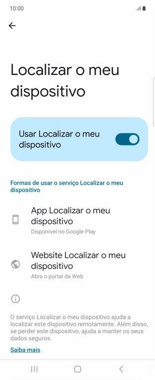 Prima a tecla de início para terminar e voltar ao ecrã inicial.