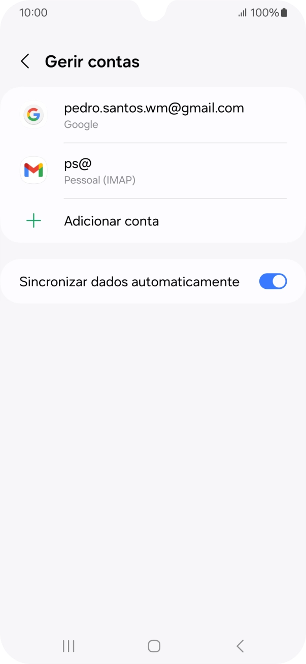 Prima a tecla de início para terminar e voltar ao ecrã inicial.