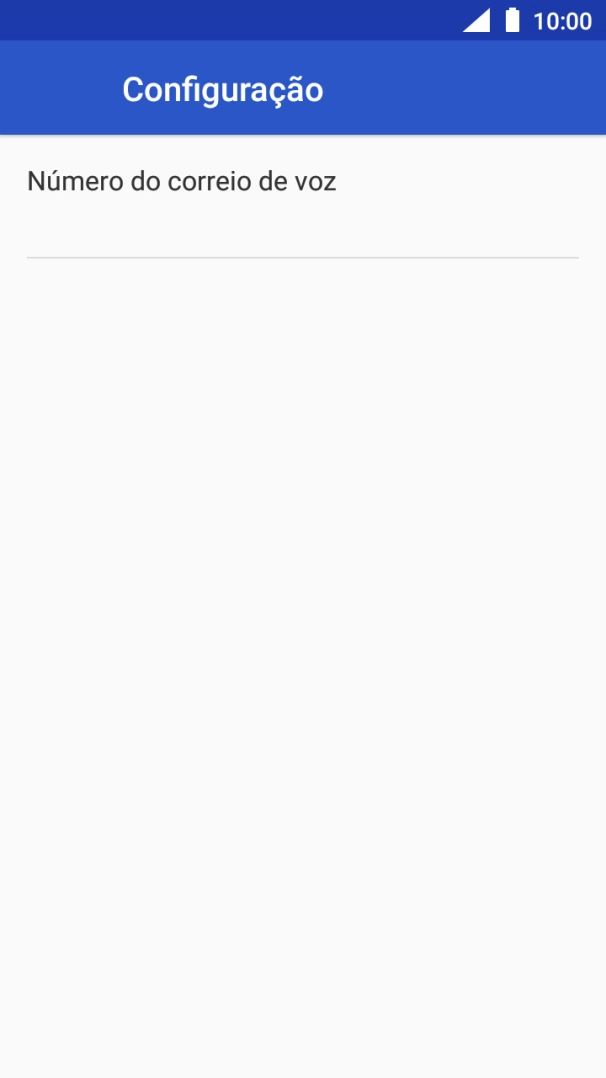 Prima Número do correio de voz.