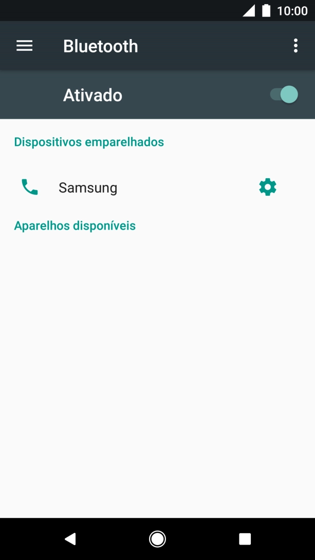 Prima a tecla de início para terminar e voltar ao ecrã inicial.