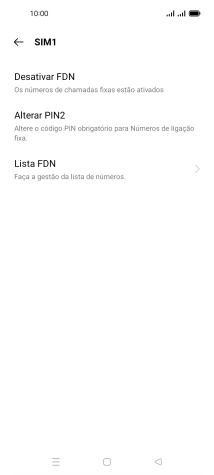 Prima Desativar FDN.