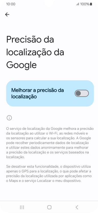 Se premir o indicador junto a 