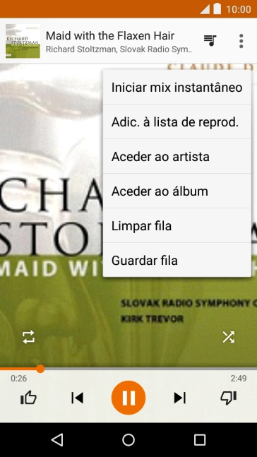 Prima Adic.à lista de reprod. .