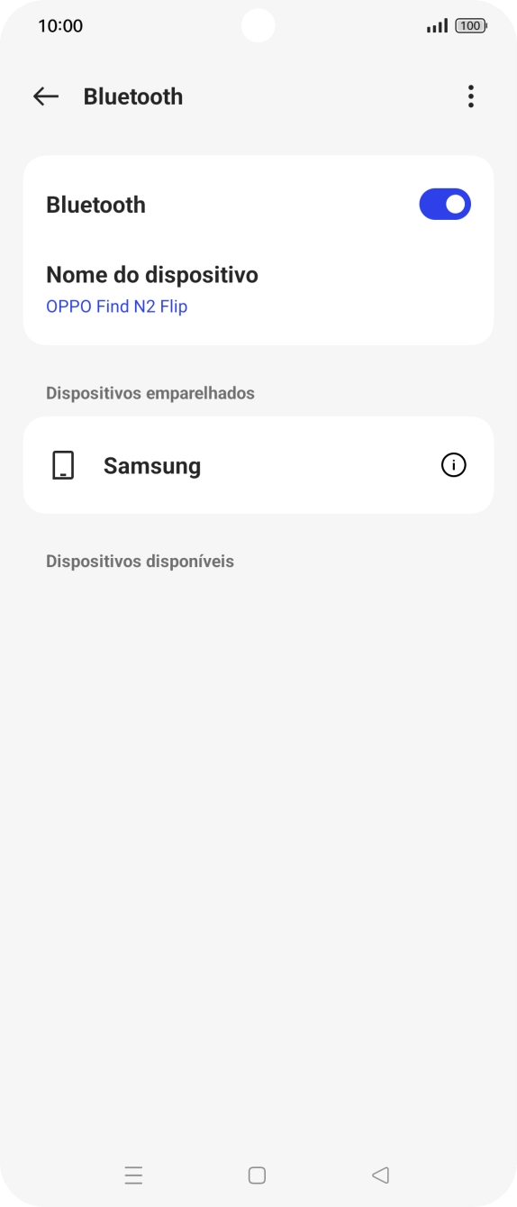 Prima a tecla de início para terminar e voltar ao ecrã inicial.