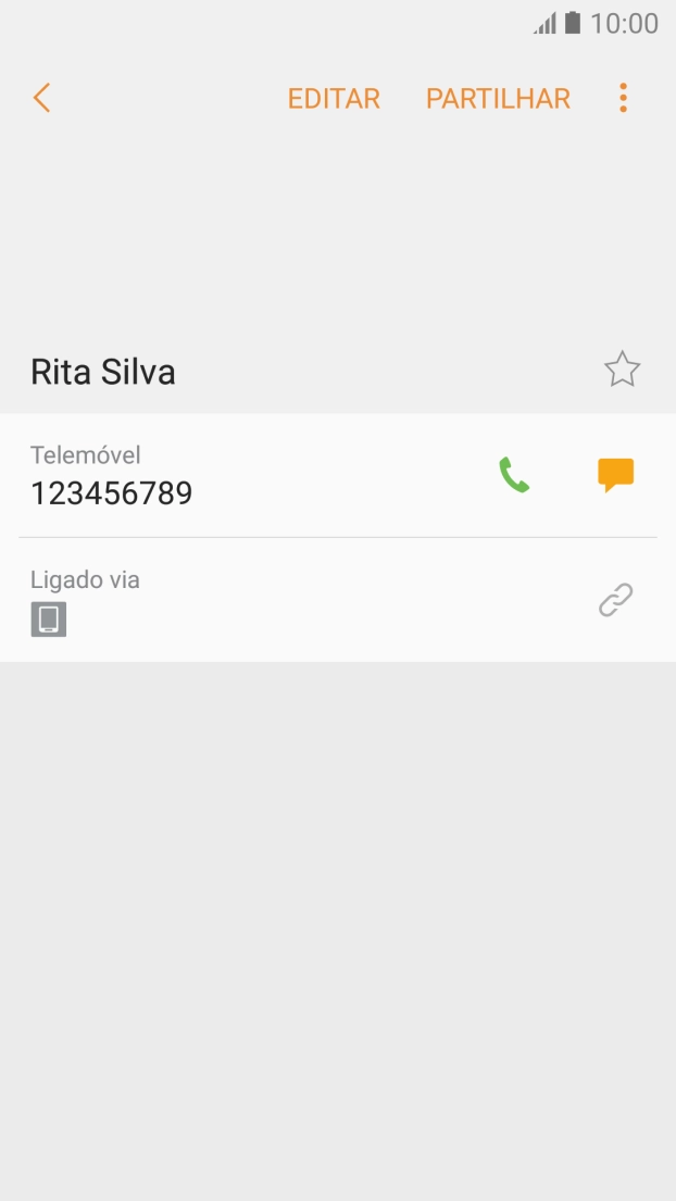 Prima a tecla de início para terminar e voltar ao ecrã inicial.