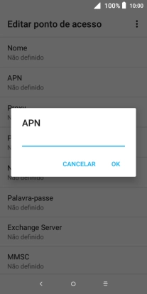 Introduza net2.vodafone.pt e prima OK.