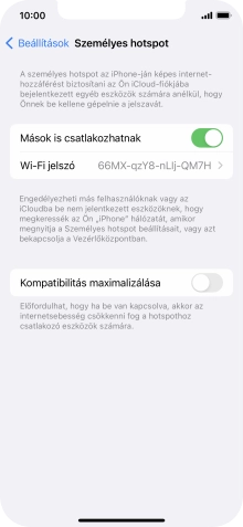 Húzd az ujjad felfelé a kijelző aljáról, hogy visszatérj a kezdőképernyőhöz.