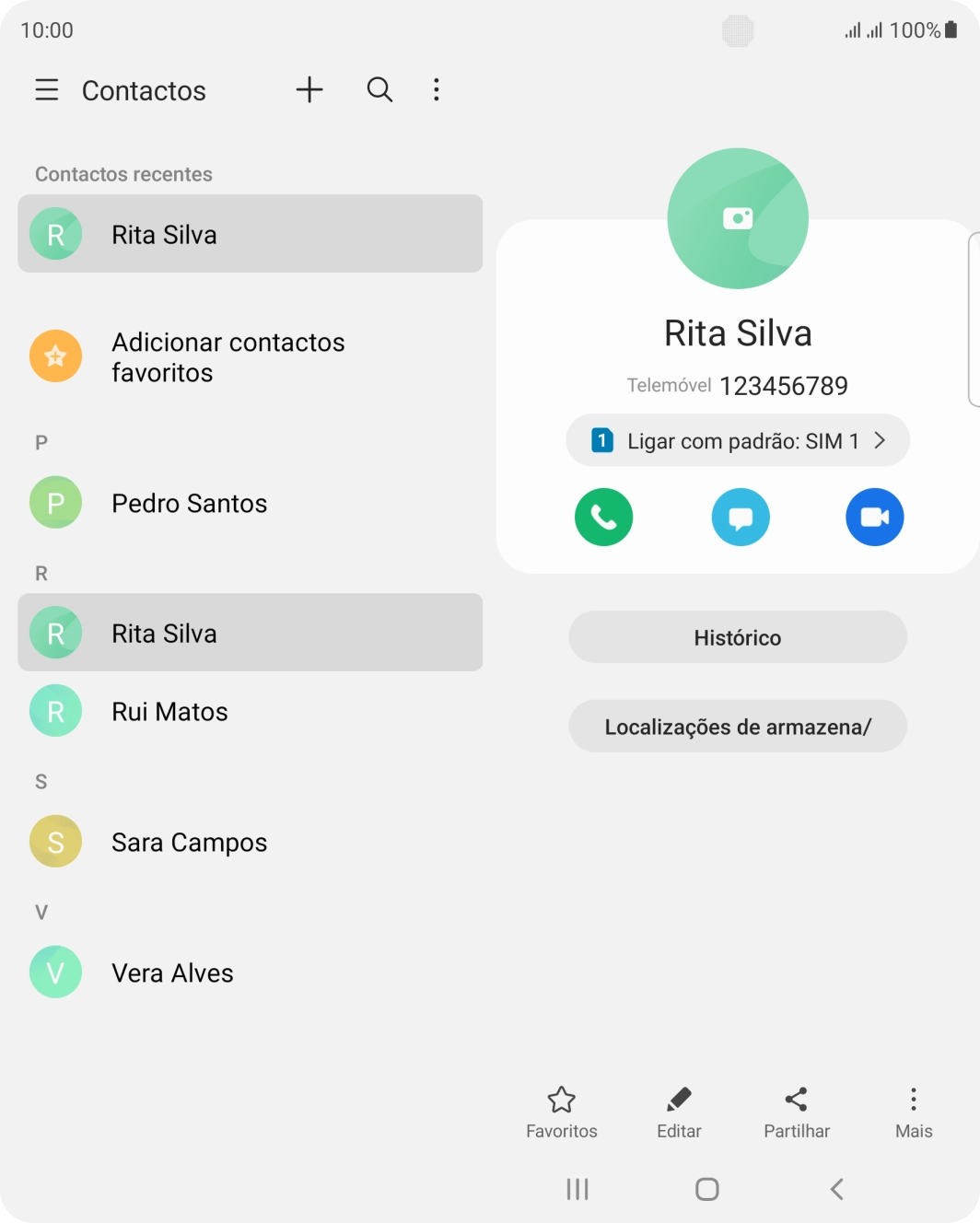 Prima a tecla de início para terminar e voltar ao ecrã inicial.