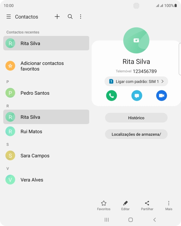 Prima a tecla de início para terminar e voltar ao ecrã inicial.