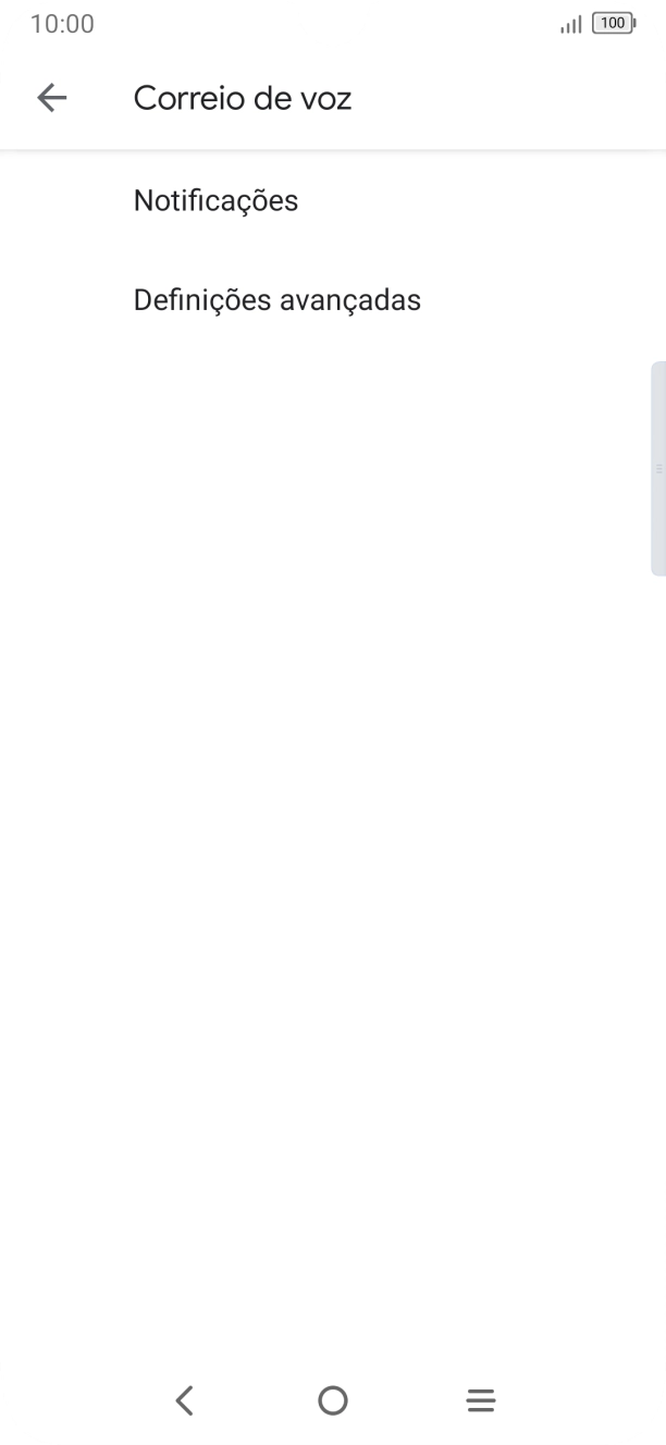 Prima Definições avançadas.