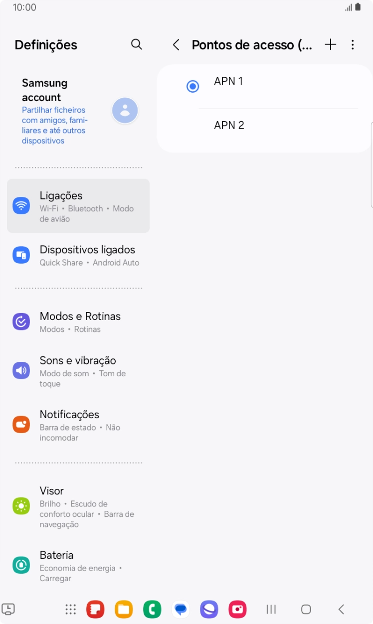 Prima a tecla de início para terminar e voltar ao ecrã inicial.
