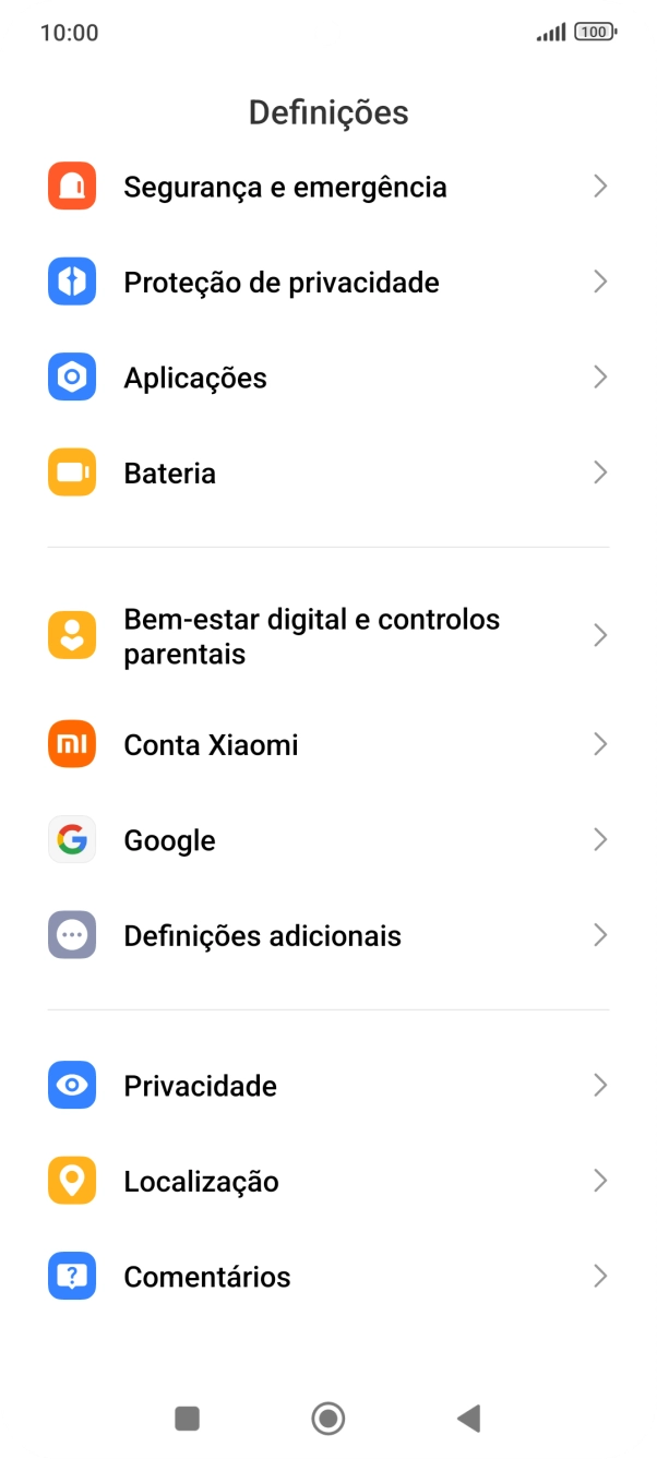 Prima Definições adicionais.