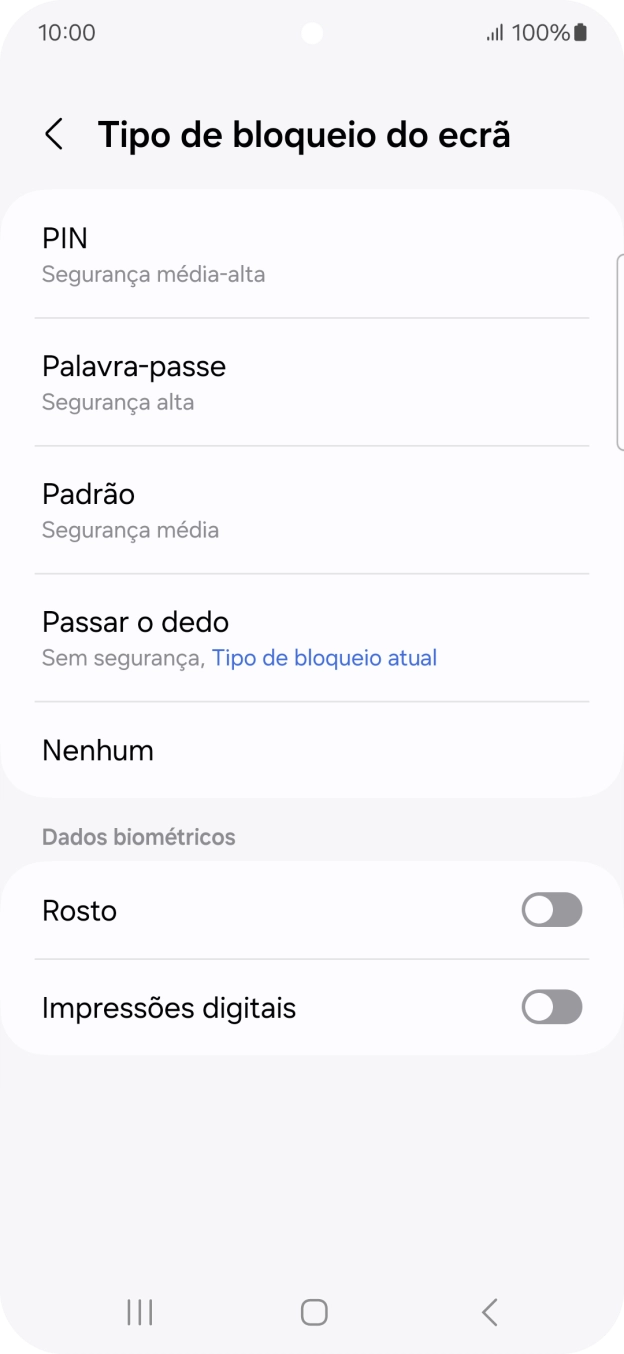 Prima Impressões digitais.