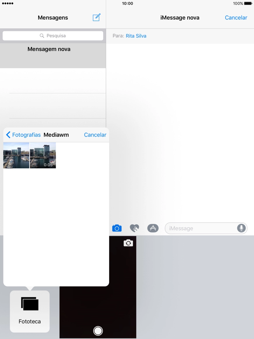 Prima a imagem pretendida.