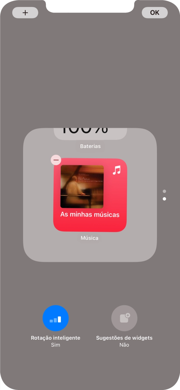 Prima Rotação inteligente para ativar ou desativar a função.