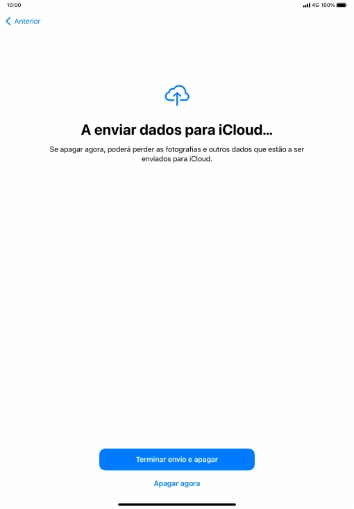 Prima Apagar agora.