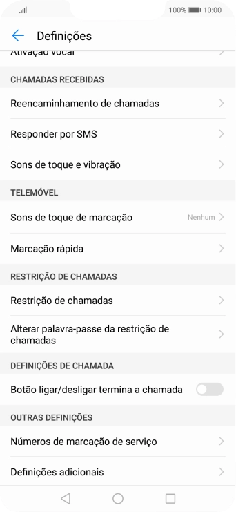 Prima Definições adicionais.