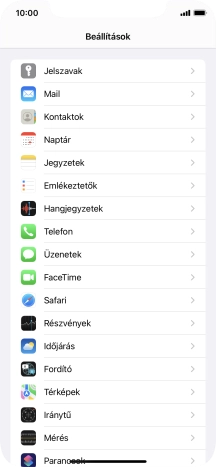 Válaszd a Telefon lehetőséget.