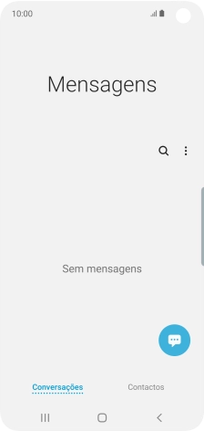 Prima o ícone de nova mensagem.