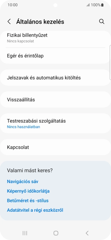 Válaszd a Visszaállítás lehetőséget.