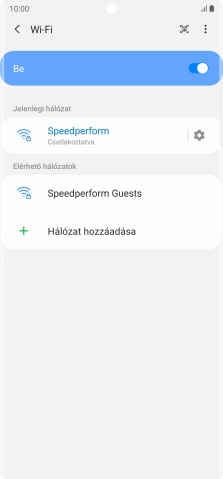 A befejezéshez, és ahhoz, hogy visszatérhess a főképernyőhöz, nyomd meg a főgombot.