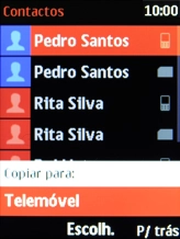 Escolha Telemóvel.