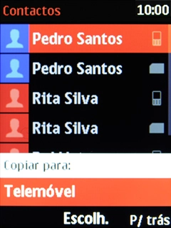 Escolha Telemóvel.